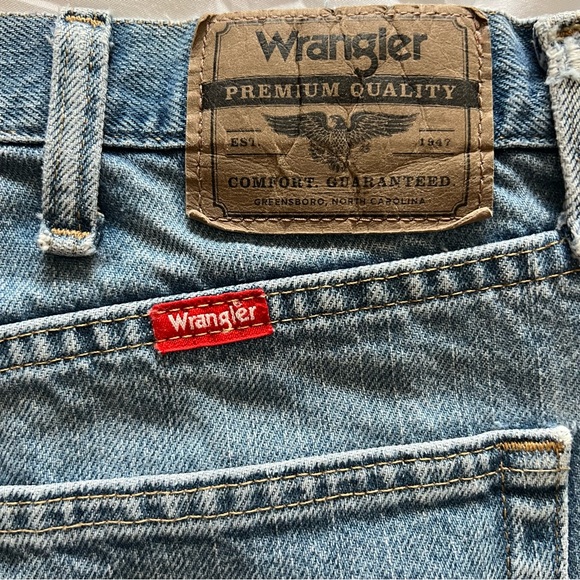 Wrangler Regular Fit Jeans 100% Cotton Size 34x32 - Picture 3 of 5